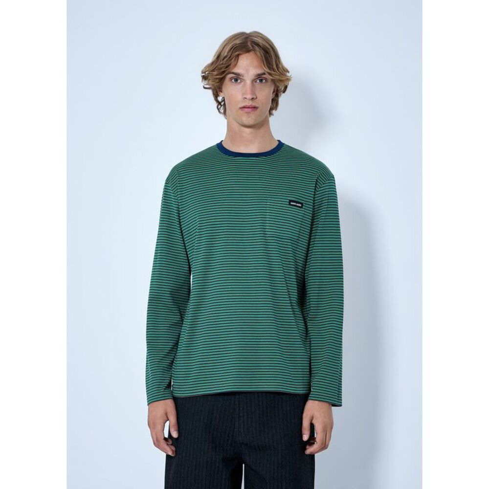 Miu Miu Men Striped Long Sleeve T-Shirt